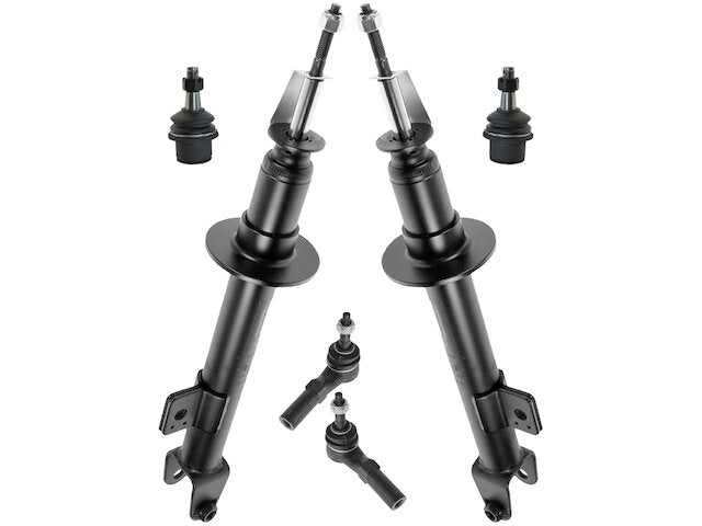 Front Shock Ball Joint Tie Rod End Kit 6 Piece - 2005-2008 Dodge Magnum RWD - TRQ 18192-02611021