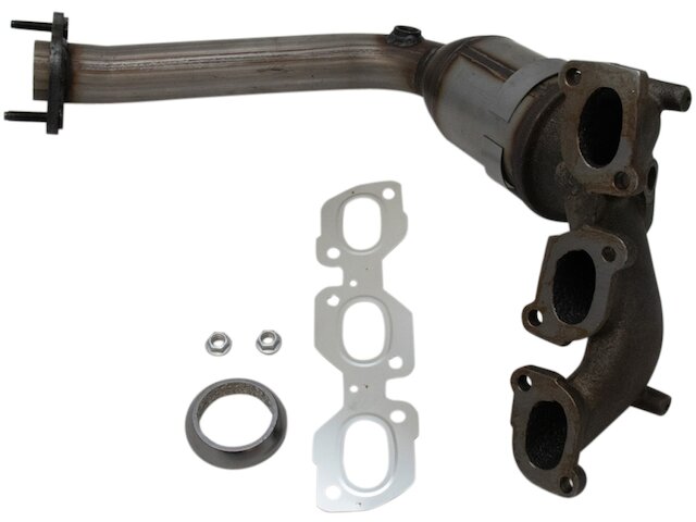 Left Exhaust Manifold with Integrated Catalytic Converter - 2006-2011 Mercury Milan 3.0L V6 - DIY Solutions 18708-02621934