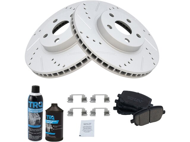 Front Brake Pad and Rotor Kit - 2003-2008 Toyota Matrix - TRQ 8085-02625029