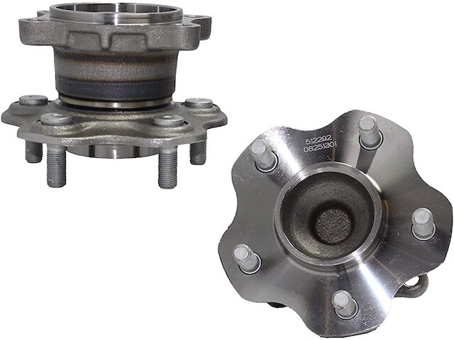 Rear Wheel Hub Assembly Set - 2002-2006 Nissan Altima - Detroit Axle 6677-02632040