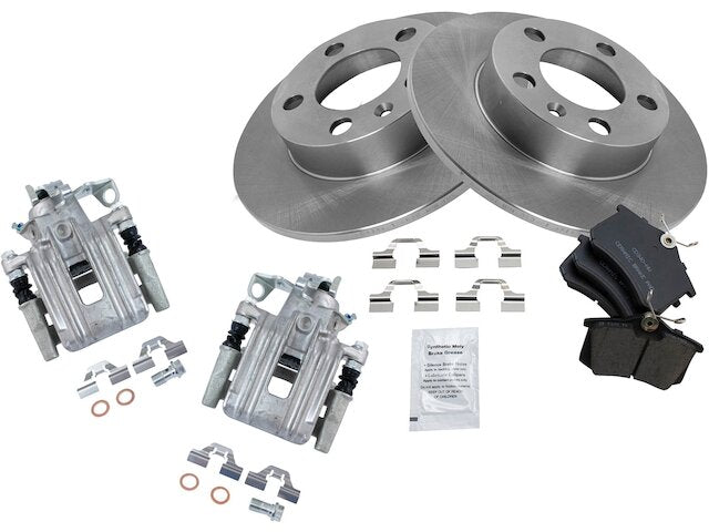 Rear Brake Pad Rotor and Caliper Set - 1999 Volkswagen Jetta - TRQ 7447-02632512