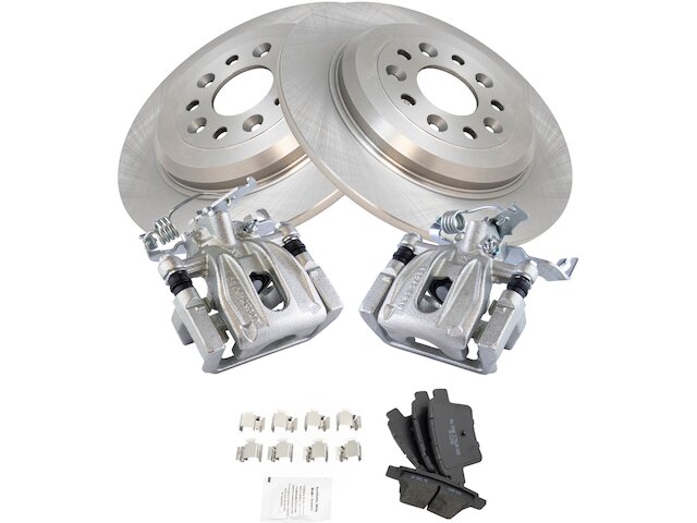 Rear Brake Pad Rotor and Caliper Set - 2005-2007 Ford Freestyle - TRQ 18367-02634271