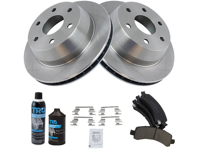 Rear Brake Pad and Rotor Kit - 2003-2014 GMC Savana 1500 - TRQ 4241-02634401