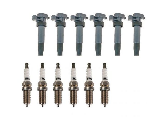 Ignition Coil and Spark Plug Kit 12 Piece - 2006-2008 Kia Optima 2.4L 4-Cylinder - TRQ 18848-02638294