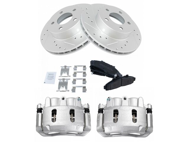 Front Brake Pad Rotor and Caliper Set - 1995-2001 Ford Explorer - TRQ 5257-02642960