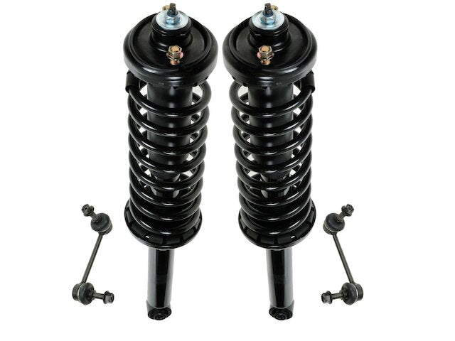 Rear Shock Coil Spring Sway Bar Link Kit 4 Piece - 1997-2001 Honda CRV - TRQ 6021-02651725