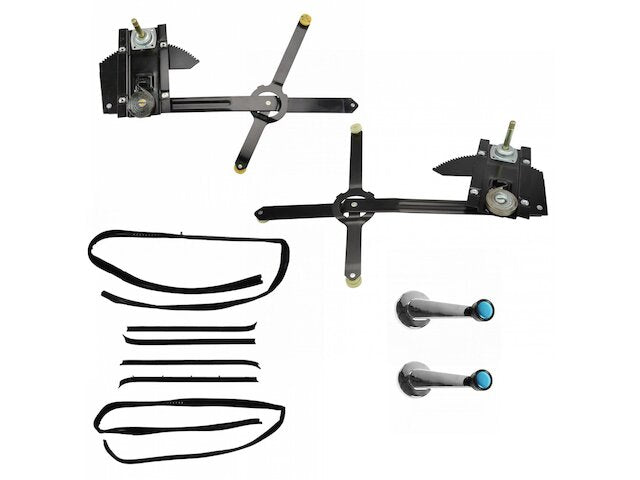 Front Window Regulator Kit 10 Piece - 1981-1986 Chevrolet K20 - DIY Solutions 3407-02653585