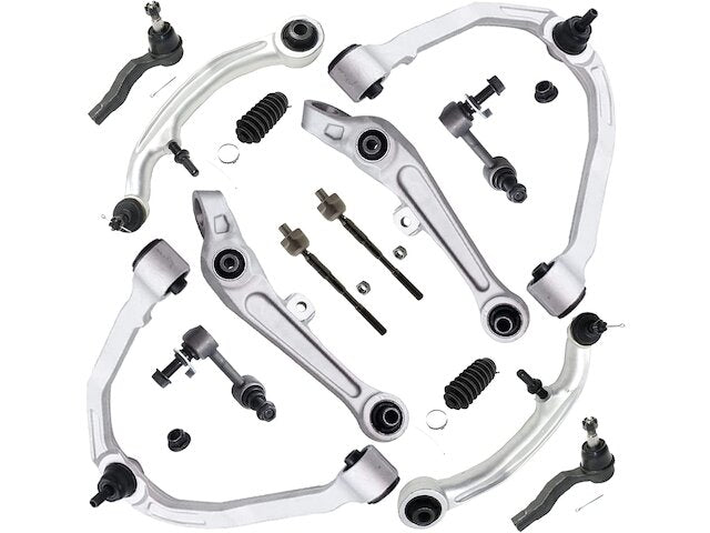 Front Control Arm Ball Joint Tie Rod and Sway Bar Link Kit - 2003-2009 Nissan 350Z - Detroit Axle 6656-02653952