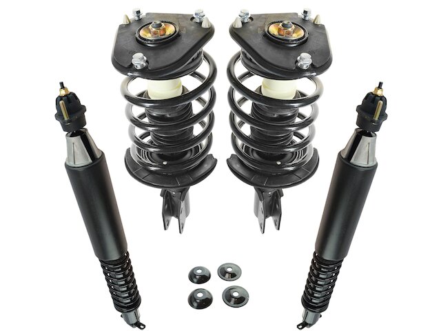 Front and Rear Air Spring to Coil Spring Conversion Kit 4 Piece - 2000-2005 Buick LeSabre - TRQ 2623-02654166