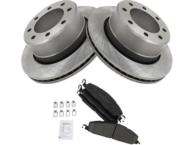 Rear Brake Pad and Rotor Kit - 2009-2010 Dodge Ram 3500 - TRQ 30221-02654292
