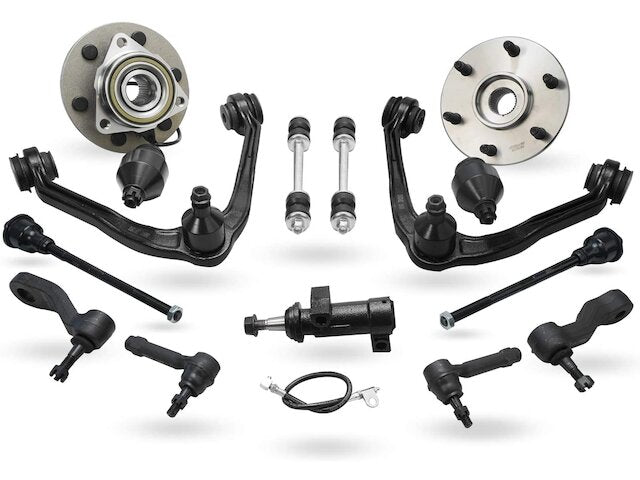 Front Control Arm Ball Joint Sway Bar Link Kit - 2000-2006 Chevrolet Tahoe - Detroit Axle 3731-02655915