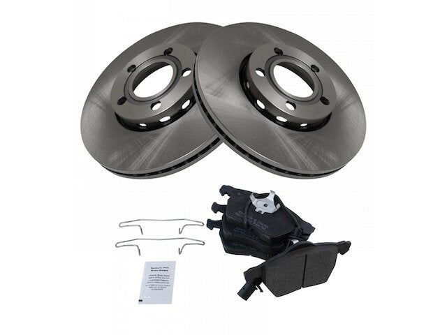 Front Brake Pad and Rotor Kit - 1999-2006 Audi A4 Quattro - TRQ 7438-02659716