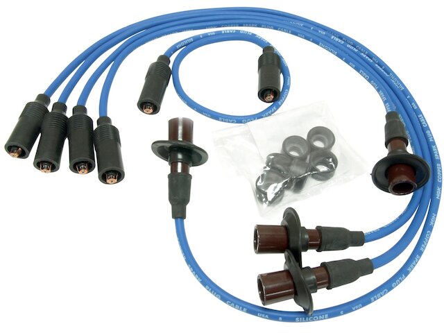 Spark Plug Wire Set - 1963 Porsche 356B 1.6L H4 - NGK 17009-02660071