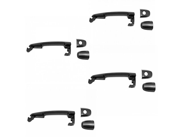 Front and Rear Door Handle Set 4 Piece - 2003-2013 Toyota Corolla - TRQ 8017-02660117