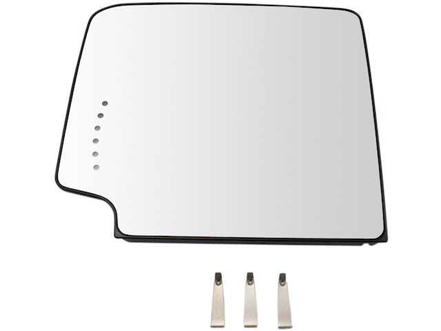 Left Upper Door Mirror Glass - 2015-2017 Chevrolet Silverado 2500 HD - Trail Ridge 129802-02660426