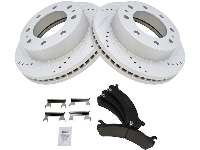 Front Brake Pad and Rotor Kit - 2001-2006 Chevrolet Silverado 3500 - TRQ 3707-02661898