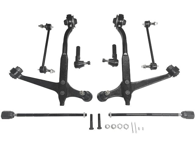 Front Control Arm Kit with Ball Joints and Tie Rods - 1999-2003 Ford Windstar 3.8L 232Cu. In. V6 GAS OHV Naturally Aspirated - Replacement 5589-02662126