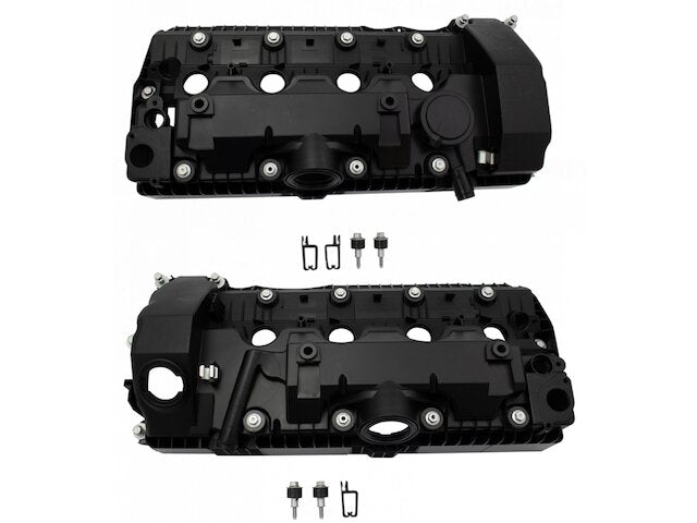 Engine Valve Cover Set 2 Piece - 2006-2010 BMW 650i - TRQ 18798-02666623