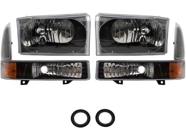 Headlight Set 2 Piece - 1999-2003 Ford F550 Super Duty - TRQ 5380-02675961