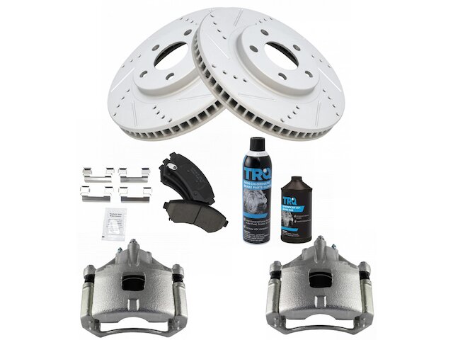 Front Brake Pad Rotor and Caliper Set - 2000-2005 Chevrolet Impala - TRQ 3348-02683739