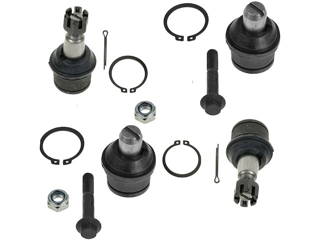 Front Upper and Lower Ball Joint Kit - 4 Piece - 1999-2019, 2021 Ford E-350 Super Duty - TRQ 137342-02683826