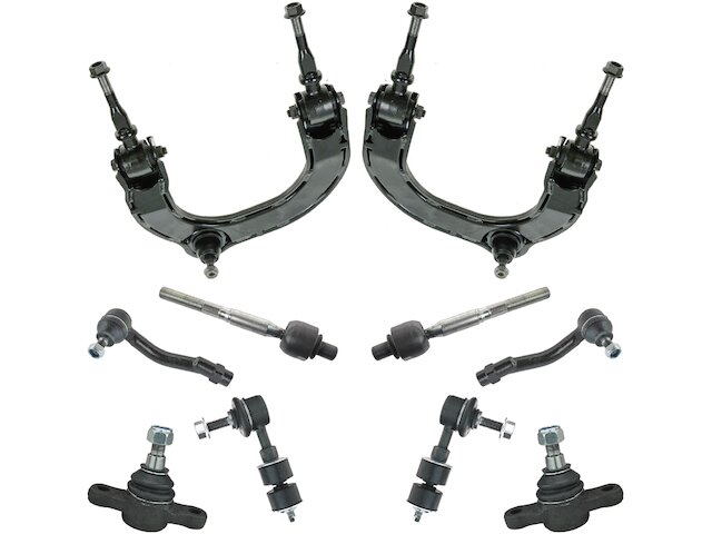 Front Control Arm Ball Joint Tie Rod and Sway Bar Link Kit 10 Piece - 2001-2006 Kia Optima - TRQ 652-02684498