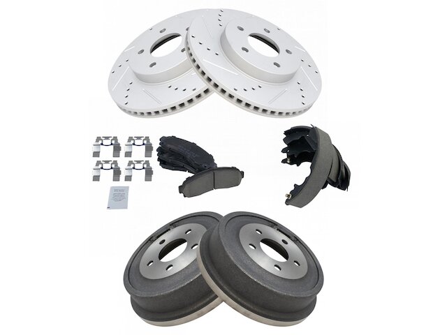 Brake Pad Rotor Shoe Drum Kit - 2006 Pontiac Torrent - TRQ 18627-02687463