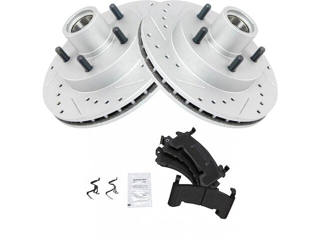 Front Brake Pad and Rotor Kit - 1994-2002 Chevrolet S10 RWD - TRQ 3679-02691197