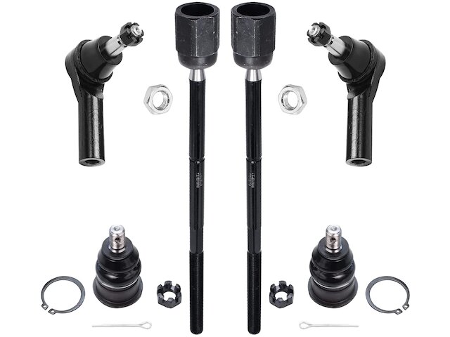Front Ball Joint and Tie Rod End Kit - 1996-2005 Mercury Sable - Detroit Axle 5814-02691820