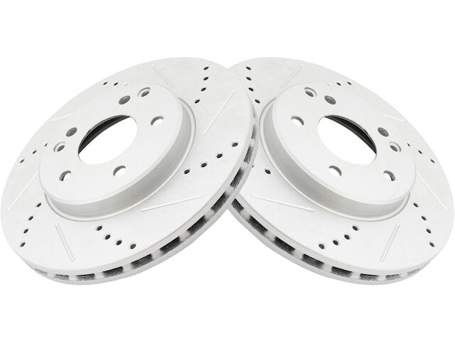 Front Brake Rotor Set 2 Piece - 2001-2005 Mercedes C240 RWD - TRQ 6330-02697918