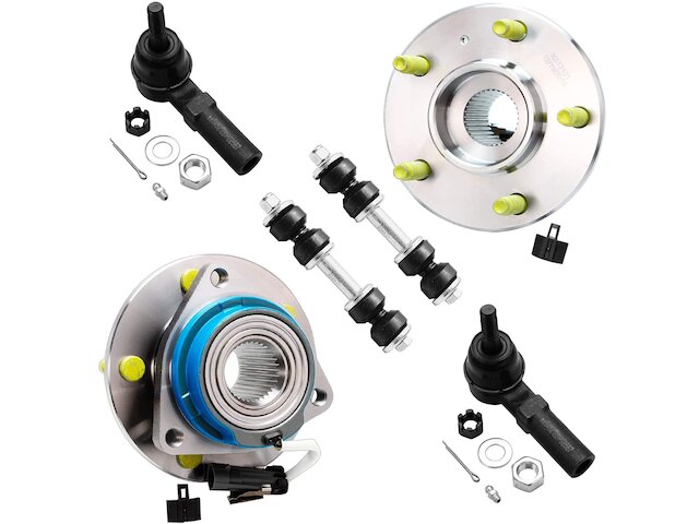 Front Wheel Hub Sway Bar Link Tie Rod Kit - 1997-2005 Buick Park Avenue - Detroit Axle 2642-02701180