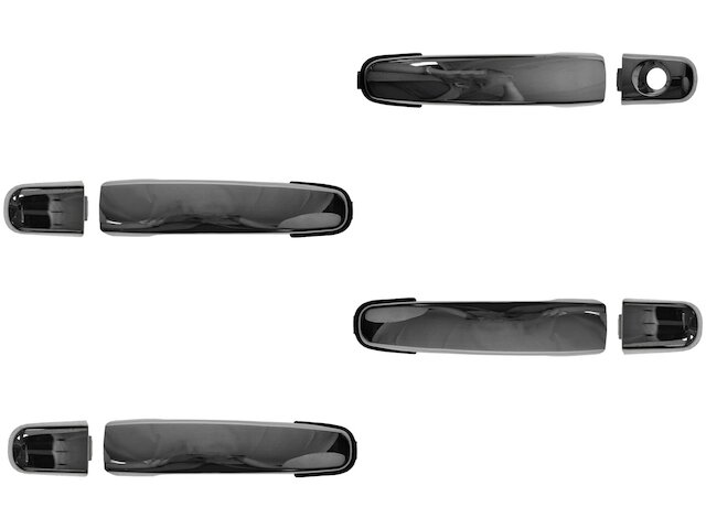 Front and Rear Door Handle Set 4 Piece - 2006-2009 Pontiac Torrent - TRQ 18627-02703157