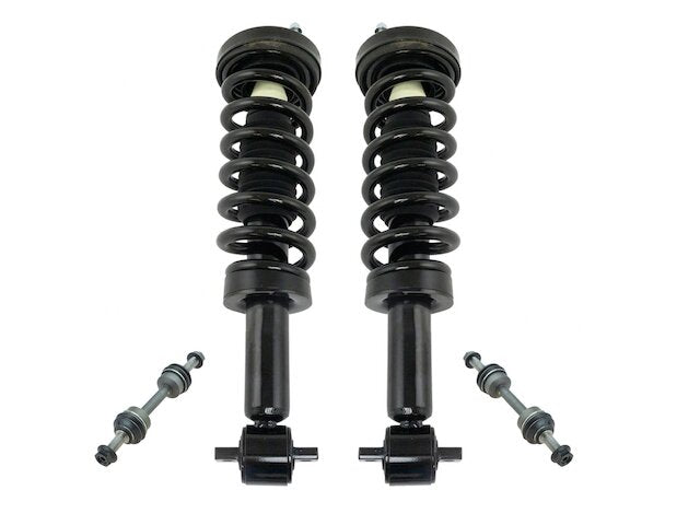 Front Strut Coil Spring Sway Bar Link Kit 4 Piece - 2014 Ford F150 RWD - TRQ 128070-02706480