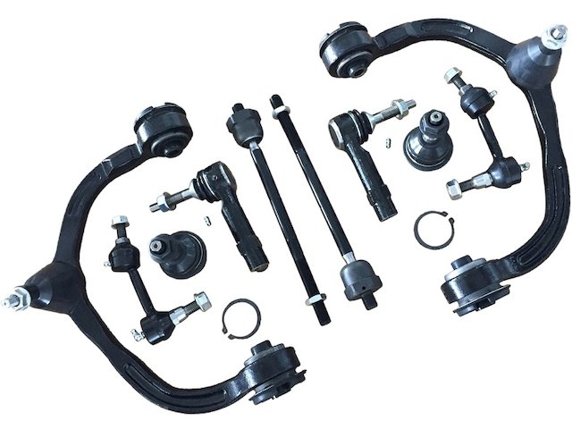 Front Control Arm Ball Joint Tie Rod and Sway Bar Link Kit - 2003-2004 Ford Expedition (With Standard Suspension and Vehicle Build Date Before 11/30/2003) - Replacement 5252-02709375