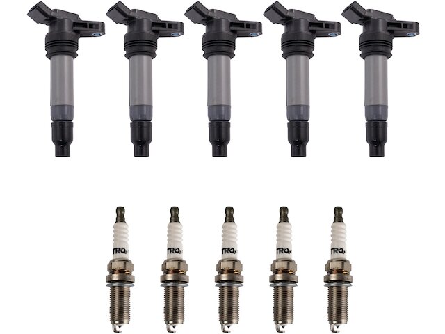 Ignition Coil and Spark Plug Kit 12 Piece - 2008-2015 Volvo XC70 - TRQ 28841-02710621