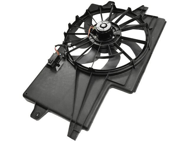 Engine Cooling Auxiliary Fan Assembly - 2008-2011 Ford Focus 2.0L 4-Cylinder With Air Conditioning - Replacement 28812-02714056