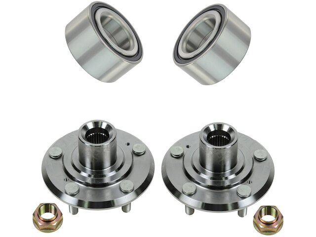 Front Wheel Hub and Bearing Kit 4 Piece - 2001-2002 Acura MDX - TRQ 5917-02717397