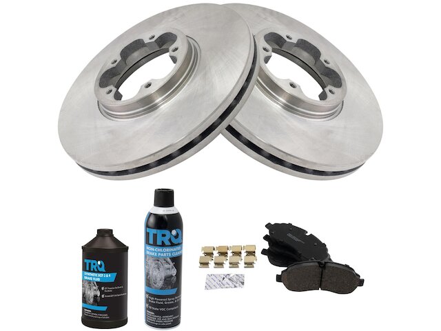 Front Brake Pad and Rotor Kit - 2015-2021 Ford Transit-250 - TRQ 129859-02719782