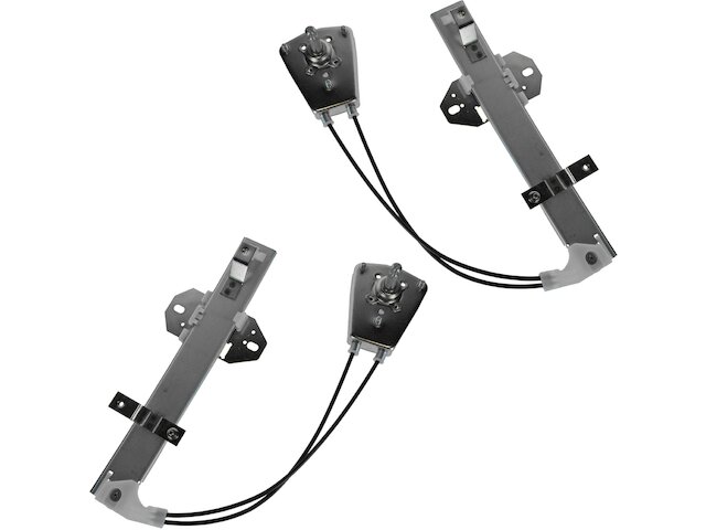 Rear Window Regulator Set 2 Piece - 1992-1995 Honda Civic - TRQ 6004-02723684