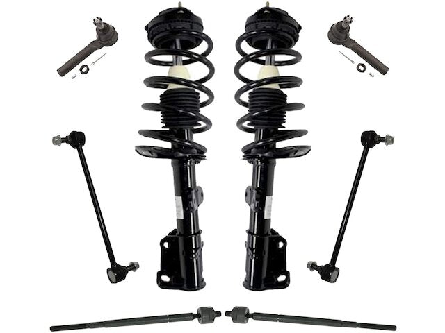 Front Strut Coil Spring Sway Bar Link Tie Rod End Kit - 2008-2010 Dodge Grand Caravan - Detroit Axle 28820-02730309