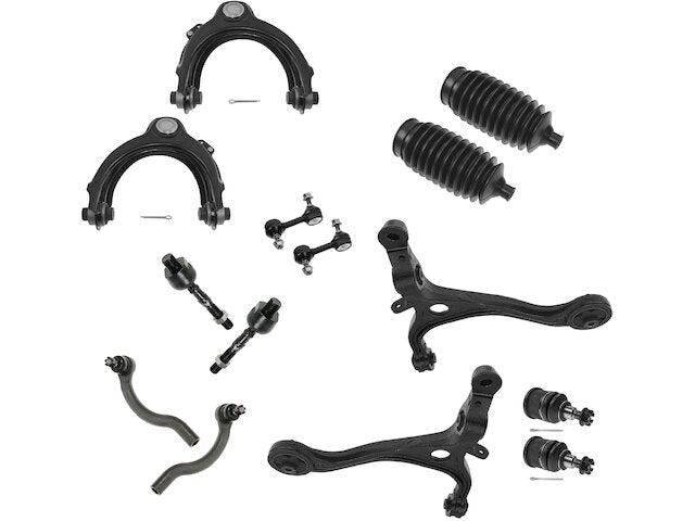 Front Control Arm Ball Joint Tie Rod and Sway Bar Link Kit 14 Piece - 2004-2008 Acura TSX - TRQ 17778-02740610