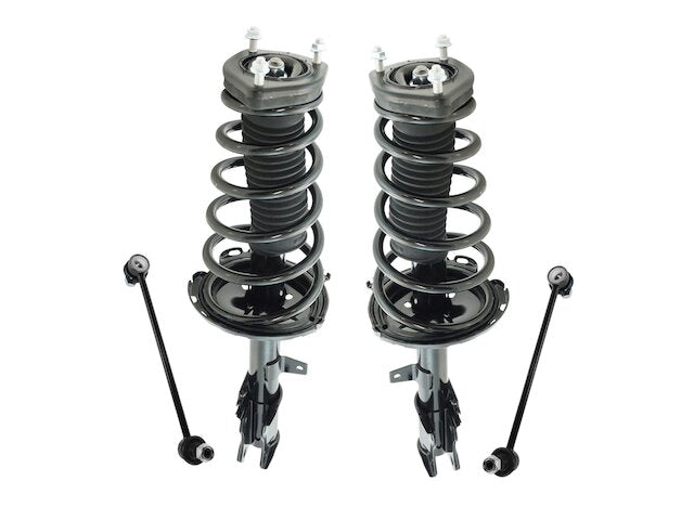 Rear Strut Coil Spring Sway Bar Link Kit 4 Piece - 2013-2015 Toyota Venza FWD - TRQ 138419-02750602