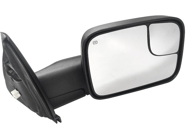 Right Passenger Side Power Door Mirror, Trailer Tow, Manual Flip-Up, Heated, Black Textured - 2003-2010 Dodge Ram 3500 - Replacement 2003-02755053