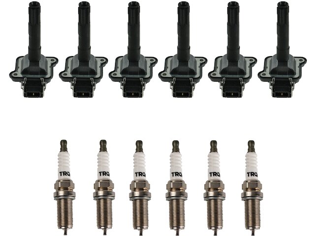 Ignition Coil and Spark Plug Kit 12 Piece - 2000-2002 Audi S4 - TRQ 7461-02757022