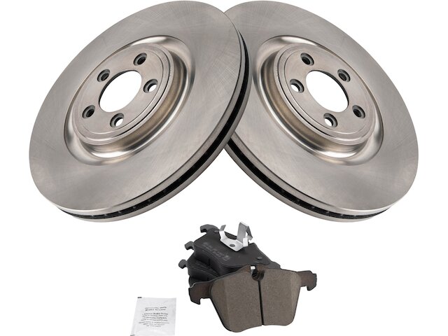 Front Brake Pad and Rotor Kit - 2014-2021 Jaguar F Type - TRQ 127040-02757963