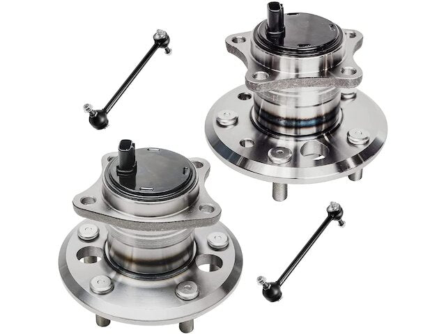 Rear Wheel Hub and Sway Bar Link Kit - 2001-2003 Toyota Highlander - Detroit Axle 7927-02760032