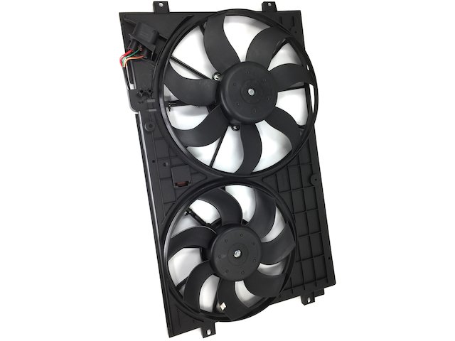 Dual Radiator Fan Assembly - 2010-2015 Volkswagen Jetta Sedan 2.5L 5-Cylinder GAS - Replacement 96082-02766703