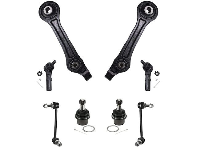Front Control Arm Ball Joint Tie Rod and Sway Bar Link Kit - 2011-2019 Dodge Charger 6.2L V8 - Detroit Axle 97144-02767238