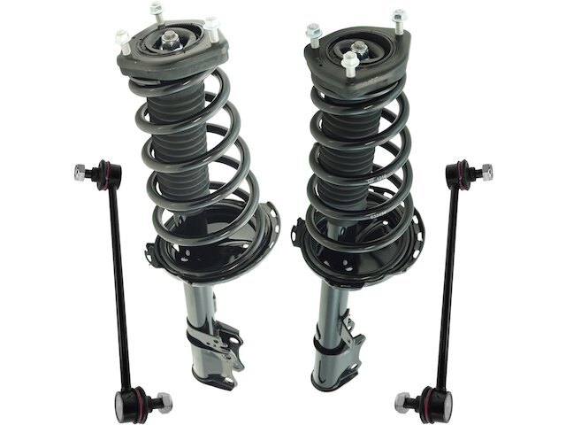 Rear Strut Coil Spring Sway Bar Link Kit 4 Piece - 2009-2012 Toyota Venza FWD - TRQ 138415-02777011