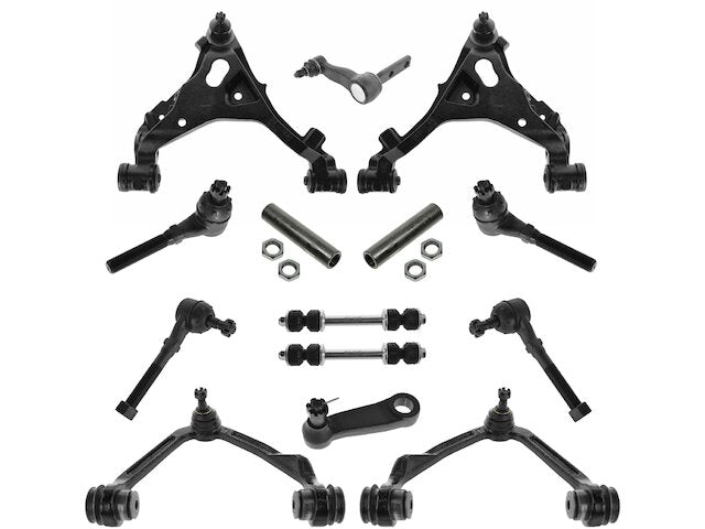 Front Control Arm Ball Joint Tie Rod and Sway Bar Link Kit 14 Piece - 1998-2002 Lincoln Navigator 4WD - TRQ 5655-02778774